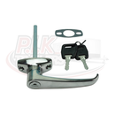 Chrome L Handle with Gasket & 2 Keys