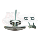 Chrome T Handle with Gasket & 2 Keys
