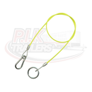 Yellow (Hi-Viz)  Trailer Breakaway Cable - Split Ring Fitting