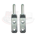 Bolt-on Gudgeon Hinge Pin - Zinc Plated - 12mm