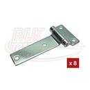 Flat Blade Hinge - Zinc Plated