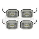 LED Marker Lamps for Aspock Flexipoint - White/Amber