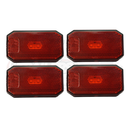LED Slimline Marker Lamp - 12v-24v - White, Amber, Red