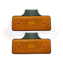 LED Slimline Marker Lamp on Bracket - 12v-24v - White, Amber, Red