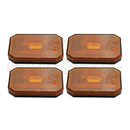 LED Slimline Marker Lamp - 12v-24v - White, Amber, Red
