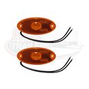 LED 12v-24v Oval Marker Lamps