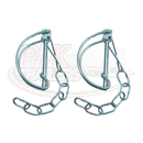 Pipe Clip & Chain for Ifor Williams Horsebox & Trailers