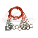 Red Trailer Breakaway Cable - Split Ring Fitting