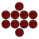 60mm Round Reflectors - Self Adhesive