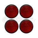 60mm Round Reflectors - Self Adhesive