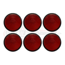 60mm Round Reflectors - Self Adhesive