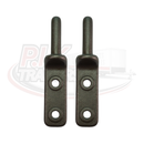 Bolt-on Gudgeon Hinge Pin - Self Coloured - 12mm