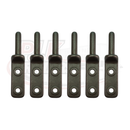 Bolt-on Gudgeon Hinge Pin - Self Coloured - 12mm