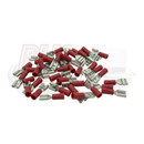 Spade Connectors Red or Blue - Packs of 50 or 100