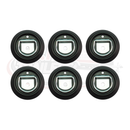 Surface Mount Lashing Ring with Black Surround