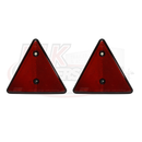 2 x Red Triangle Reflectors