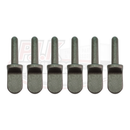 Weld-on Gudgeon Hinge Pin - Self-Coloured - 12mm