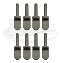 Weld-on Gudgeon Hinge Pin - Self-Coloured - 12mm