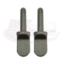 Weld-on Gudgeon Hinge Pin - Self-Coloured - 12mm
