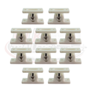 Door Retainer Plastic - White