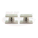 Door Retainer Plastic - White