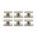 Door Retainer Plastic - White
