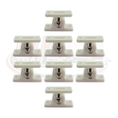 Door Retainer Plastic - White