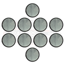 60mm Round Reflectors - Self Adhesive