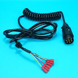 7 Pin Cable Assembly for Front Mounted Junction Box on Ifor Williams Trailers