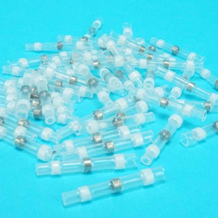 HEATSHRINK TEMU WHITE SOLDER 50 CONNECTORS