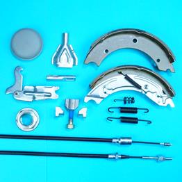 Brake Shoes, Long Life Cables with Service Kit for TT3017