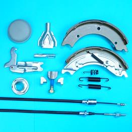 Brake Shoes, Long Life Cables with Service Kit for TT105G