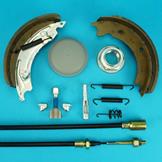 Brake Shoes & Long Life Cables with Service Kit for Ifor Williams HB510