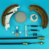 Brake Shoes & Long Life Cable Set with Service Kit for Ifor Williams LM85G