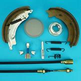 Brake Shoes & Long Life Cable Set with Service Kit for Ifor Williams LM105G