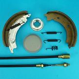 Brake Shoes & Long Life Cables with Hub Nuts & Caps for Ifor Williams HB403
