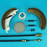 Brake Shoes & Long Life Cables with Hub Nuts & Caps for Ifor Williams LM85G