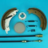 Brake Shoes & Long Life Cables with Hub Nuts & Caps for Ifor Williams LT105G