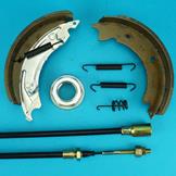 Brake Shoes & Long Life Cables with Hub Nuts for Ifor Williams LM105G