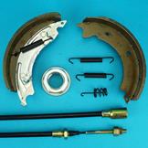 Brake Shoes & Long Life Cables with Hub Nuts for Ifor Williams LM85G