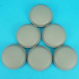 76mm Hub Caps for Ifor Williams Trailers after 1996 - Pack of 6