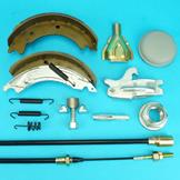 Brake Shoes & Long Life Cable Set with Service Kit for Ifor Williams HB506
