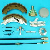 Brake Shoes & Long Life Cable Set with Service Kit for Ifor Williams HB505