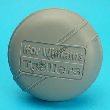 76mm Ifor Williams Grey Dust Cap -1