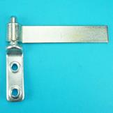 6" Strap Hinge & Gudgeon Pin - Zinc Plated