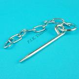 6mm x 115mm Round Cotter Pin & Chain
