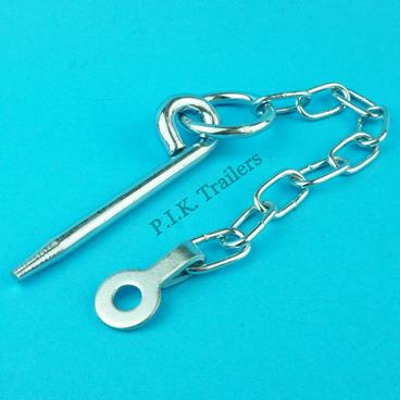 8mm COTTER PIN & CHAIN with TAB WASHER
