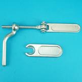 Ramp Fastener Body Clamp & Receiver Plate - Zinc Plated