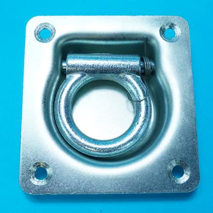 RECESSED LASHING SPRING RING