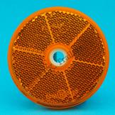 60mm Hi-Viz Reflector - Amber